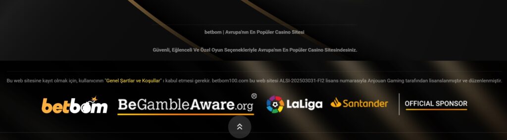 betbom lisansı nedir